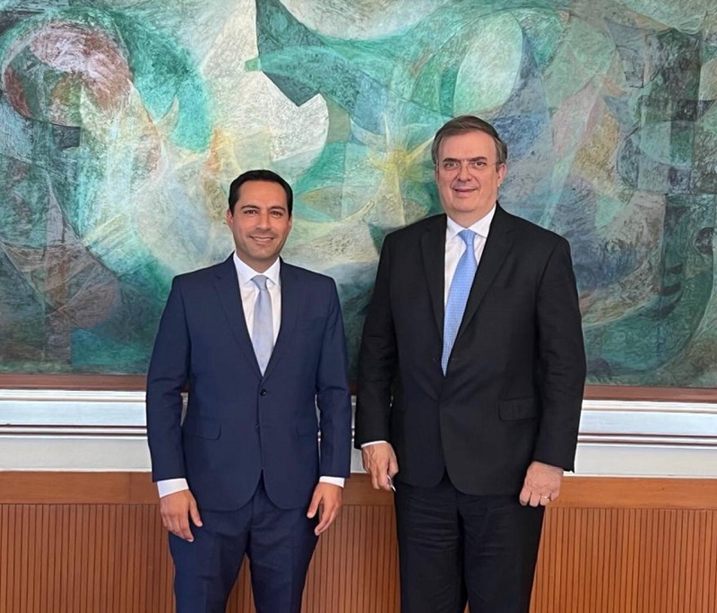 Dosal Se reúne Mauricio Vila Dosal con el canciller Marcelo Ebrard | Yucatan ...